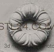 Розетки (ROSETTE_2098 -  | 3D model 3DSMAX / OBJ / STL) 3D модель для ЧПУ станка